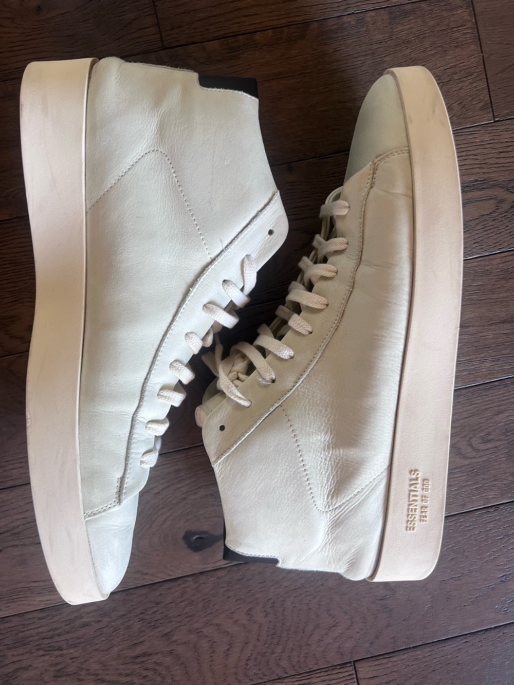 Fear of God Essentials Tennis Court Mid Seafoam Sneakers Size 11/ 44 Authentic